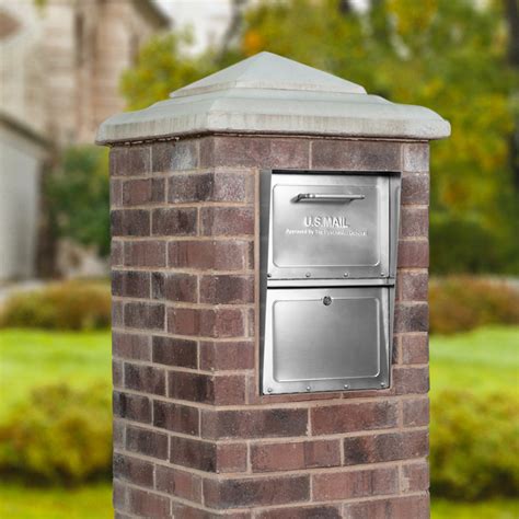 stainless steel post box|stainless steel lockable mailbox.